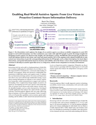First page of the Enabling Real-World Assistive Agents paper